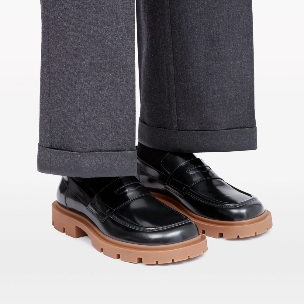 Size 41- Brand New Maison Margiela Mocassin Loafers In Black/ivory